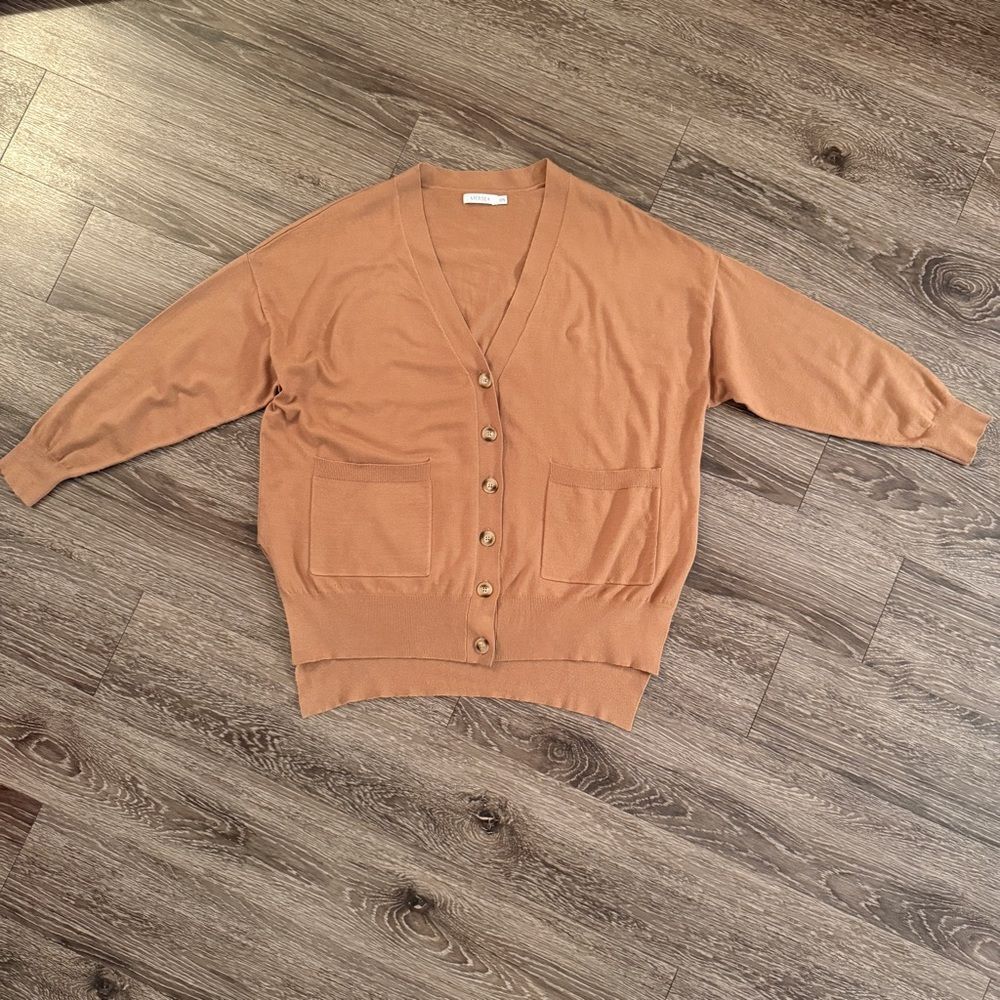 Mersea Tan Anywear Cardigan